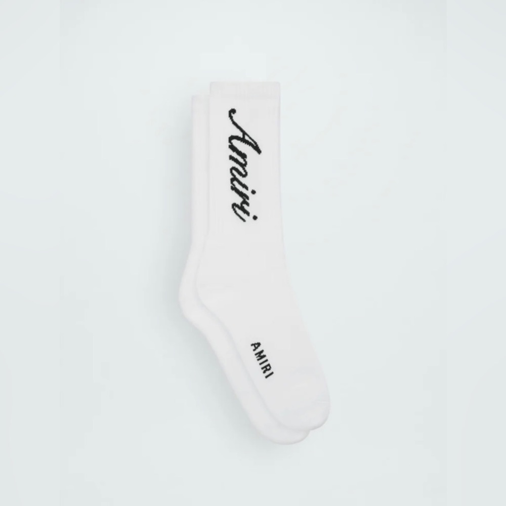 AMIRI SCRIPT TUBE SOCK